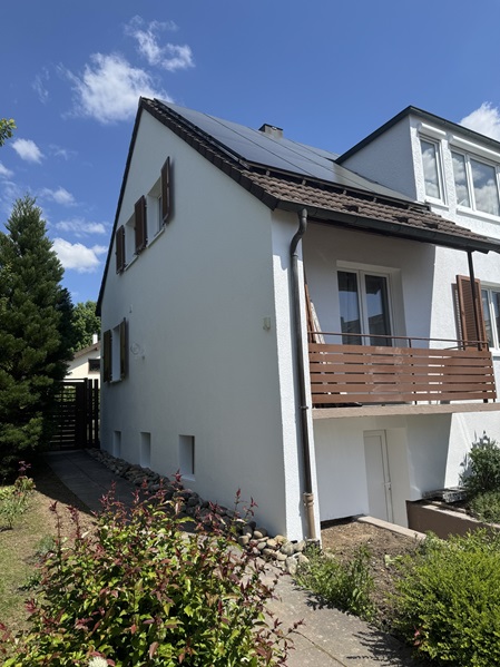 Fassadendämmung WDVS an einem älteren Gebäude